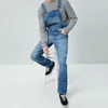 denim dungarees.