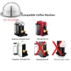 70/230ML Coffee Capsules For Nespresso Vertuo Vertuoline GCA1 & ENV135 Stainless Steel Refillable Reusable Pod Filters 210712