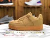 High Quality 2023 New Designers Outdoor FORCes Men Low Skateboard Shoes Discount One Unisex 1 07 Knit Euro Airs Wheat Women All White Black Walking Sports Sneakers E86