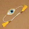 ZHONGVI Pulseras Delica MIYUKI Jewelry Bracelet 2021 Women Turkish Evil Eye Bileklik Gold Crystal Tassel
