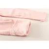 Pantaloni da bambina in cotone arrivo con bowkont per bambini 2 colori legging lungo sonno 4003 04 210622