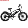 Libre de IVA UE Stock CMACEWHEEL T20 48V 15Ah Batería 750W Motor 20*4 pulgadas Bicicleta eléctrica con neumático ancho