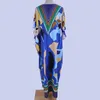 Damskie stroje kąpielowe damskie szata de plAGE Kąpiec Kącik Upss Plus Size Printing Pareo Beach Tunik Kaftan Oversize Praia Mulher Dress