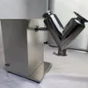 Máquina pequena máquina inoxidável V modelo cosmético alimento Spice Protein Cacau Leite Detergente Pó Seco Blender VH2 V-Tipo Mixer Laboratório V2 Misturando Equipamento