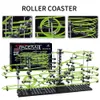 488pcs Luminous Building Block Roller Roller Mármore Run Ball Set