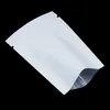 Prezent Wrap 100pcs matowy płaski otwarty top aluminiowy worka foliowa próżniowa pieczęć cieplną pakowanie worek suszone jedzenie herbatę