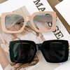 Designer sunglasses womans 0094 luxury brand glasses plate frame fashion shopping beach girl UV400 protection high quality original custom carry box