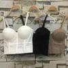 S M L XL 2XL 3XL Moda Mesh Push Up Bralet Kadın Korse Büstiyer Sutyen Gece Kulübü Parti Seksi Kırpılmış Üst Yelek Artı Boyutu AW514 210714