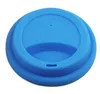 Couvercles de tasse en silicone 9cm anti-poussière anti-déversement de qualité alimentaire couvercle de tasse en silicone tasse à café tasses à thé au lait couvercles couvercles 13 couleurs HHA761 39 V2