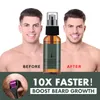 Lagringsflaskor burkar mustasch sprays kostym för närande fuktgivande spray och whiskers för att främja Hu lång tjocka flytande mäns skägg huvud
