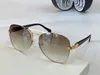 new Top class Sunglasses anti uv100 UV oval frame men's and women's dark green snake Golden Brown Sunglasses RC 1091 with glasses case