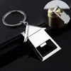 House Shaped Bottle Opener Keychain Personalized Wedding Gifts Souvenirs Birthday Christmas Gifts for Guests Whole8714299