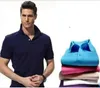 뜨거운 판매 남자 폴로스 여름 악어 자수 폴로 셔츠 남자 짧은 소매 캐주얼 티셔츠 남자의 솔리드 폴로 셔츠 플러스 3XL 남자 티셔츠 Camisa