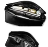 Men's Leather Crossbody Bags Male Messenger Shoulder Bag 14'' Laptop Briefcases Man Totes handbags