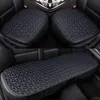 Uniwersalny Flax Car Seat Cover Four Seasons Przód Tylna Pościel Tkanina Poduszka Oddychająca Protector Mat Pad Auto Akcesoria