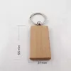 Kliny 60 puste drewniane klęcznik kluczyka DIY Key Ceying Anti-Glost Wood Akcesoria Prezent Miri22