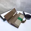 Berühmte Designer-Damenmode-Handtaschen, Patchwork, echtes Leder, klassische Einfachheit, zweifarbige Streifen, Brieftaschen-Clutch