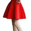 XS-5XL Plus Size Sexy Skirt Women Solid Thick Tutu s High Waist Flared Super Mini Skater Short 0804-30 220307