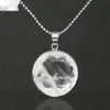 Natural Stone Pendants Faceted Round Cut Gem Stones Charms men's and women's universal Pendant Accessories for Jewelry Making