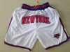 Basketball shorts Knicks blue Justin White Embroidered Pocket