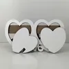 Leere Sublimation Thermotransfer Liebe Herzform Holz Personalisierte DIY Wärmedruck Tisch Schreibtisch Wanddekor Valentinstag Geschenke LLB12504