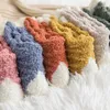 Moda Mulheres Inverno Quente Fluxo Sono Meias Bonito Soft Elastic Coral Velvet Sock Floor Acessórios Home Acessórios Respirável Cama Slipper Socks