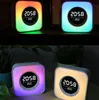 P10 kolorowy lekki głośnik Bluetooth stół rgb lampa pudełko dźwiękowe z wyświetlaczem LED budzik alarmowy hiFi radio mikro sd gniazdo karty U-Disk