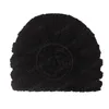 16 * 12,5 cm Handmade Dzianiny Elastyczne Woolled Caps Solid Color Velvet Donut Baby Girls Hats Fashion Kids Bonnet Odzież Odzież