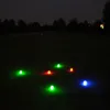 Golfballen 6-kleuren LED GLOWENDE LICHTEND LANGE LANDENDE NACHTSPORTEN