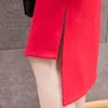 Skirts Solid Color Pencil Women High Waist Open Split Stretch Slim Skirt Fashion Women's Sexy Midi Irregular S-5XL