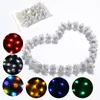 Luminous Led Balloon Lights Outdoor Decoration Kolorowe Małe Ball Light Snowflake Light Party Decorations Light XD24575