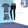 Tracksuits mode Designer Kvinnor Yoga kostym Sportkläder Fitness Sport Five Piece Set 5PCS 3PCS 2PCS Bra Leggings Pant Shirts Shorts Stor storlek