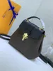 YY Mini Backpack Style Bags Handbag Damier Flowers Shoulder Crossbody Tote real Leather Female Purse Wallets Backpacks Lady Women Designers Bag Handbags