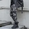 Streetwear Uomo Jogger Camouflage Tasche Laterali Pantaloni Sportivi da Uomo di Stile Allentato Moda 2020 High Street Casual Pantaloni Pantaloni Y0927