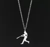 Titanium Sport Accessories Baseball Pendant Necklace Exercise Stainless Steel Love Sports Jewelry Unique Silver Gift for Baseball Fans New Arrival Wholesale