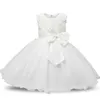 Kwiat Dziewczyna Sukienka na Przyjęcie urodzinowe 0-12 lat Cekinowe Stroje Dzieci Dziewczyny Pierwsza Komunia Dziewczyny Dress Kids Wear Robe Fille Q0716