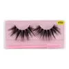 Mão reutilizável feita 25mm longo espesso Eyelashes Extensões Eyes Maquiagem luz suave 3d falso cílios com pincel de cílios 15 modelos DHL Free