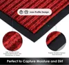 Carpets Heavy Duty Large Outdoor Indoor Doormat Red Waterproof Entrance Rug Front Door Mat Patio Anti-Skid Rubber Floor Accessories