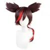 Genshin Impact Cosplay Xinyan Wig Cosplay Costume Brown Brown There Hair Hair anime Wigs Y0903