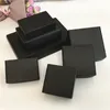 2021 Caixas de embalagem de papelão preta caixas de jóias Múltiplos tamanhos Caixa de presente de aeronaves Black Handmade Sabonete Caixas de embalagem