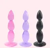 Silicone Dildo Male Prostate Massager Perles Plug G Spot Butt Masturbation Anal Sex Toys pour Couple