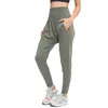 L-19 Women's Yoga Pants Outdoor Sports Running Fitness Lightweight Leisure Stretch Nine Point Joggers Harlan Radish Pant for Women Leggings