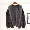 Spring Autumn Woman Denim Jacket Patchwork Long Sleeve Vintage Fashion Fake Two Piece Coat Female High Quality 210603