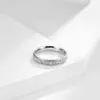 Bague Simple en forme d'étoile et de lune pour femmes, anneau de Couple minimaliste givré, bijoux de fiançailles romantiques, 4mm, G1125