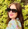 ブラックスクエアサングラス5435アイウェアを発見Occhiali da sole women Fashion Sun Glasses UV Protection Shades with Box2318