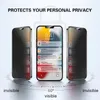 Privacy Screen Protectors per iPhone 13 12 Pro Max Mini 7 Plus Anti-Spy Protective Glass Fit su 11Pro XS XR X SE