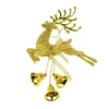 Dekoracje świąteczne Wesołych Srebrnych Złoto Baubles Drzewo Dla Xmas Dekoracja Ornament Renifer Party Decor Wiszące Wisiorek