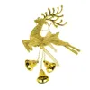 Decorazioni natalizie Buon albero di palline d'oro argento per la decorazione di Natale Ornamento Ciondolo appeso per decorazioni per feste di renne