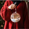Party Decoration Christmas Clear Ornament Ball Super Stor LED Hängande träddekorationer