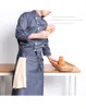 Aventais Uniforme de Trabalho de Chef Terno Mangas Compridas Catering Restaurante El Western Ferramentas Homens e Mulheres Roupas Trend Good Goods